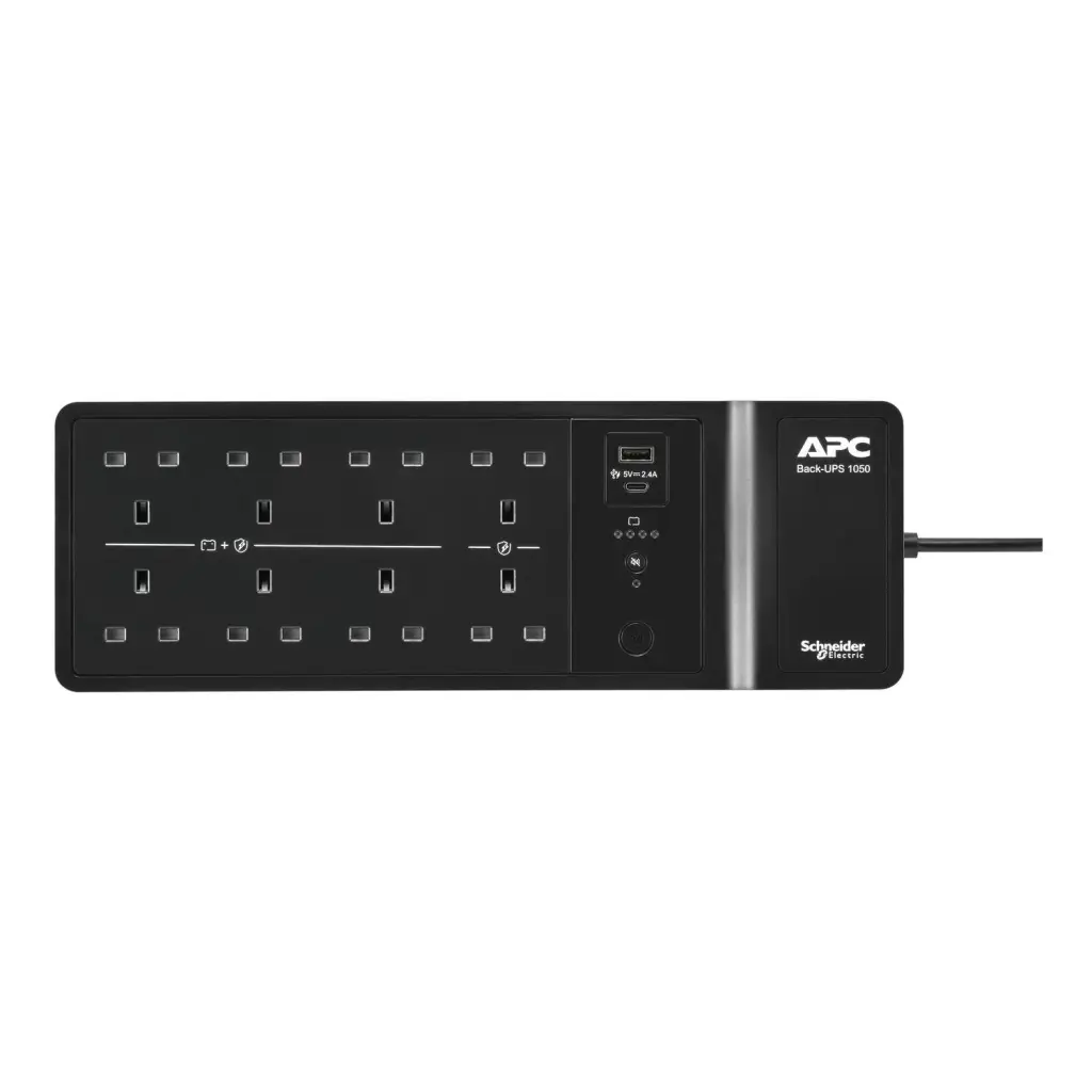 APC Back-UPS 1050VA 600W - 8x British BS1363A Outlets