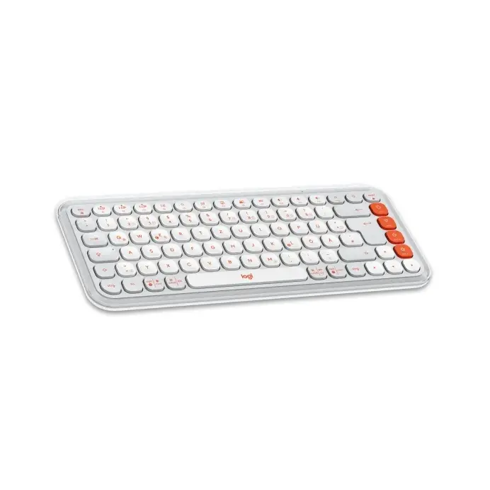 Logitech Pop Icon Combo Wireless Off White Keyboard and Mouse Set