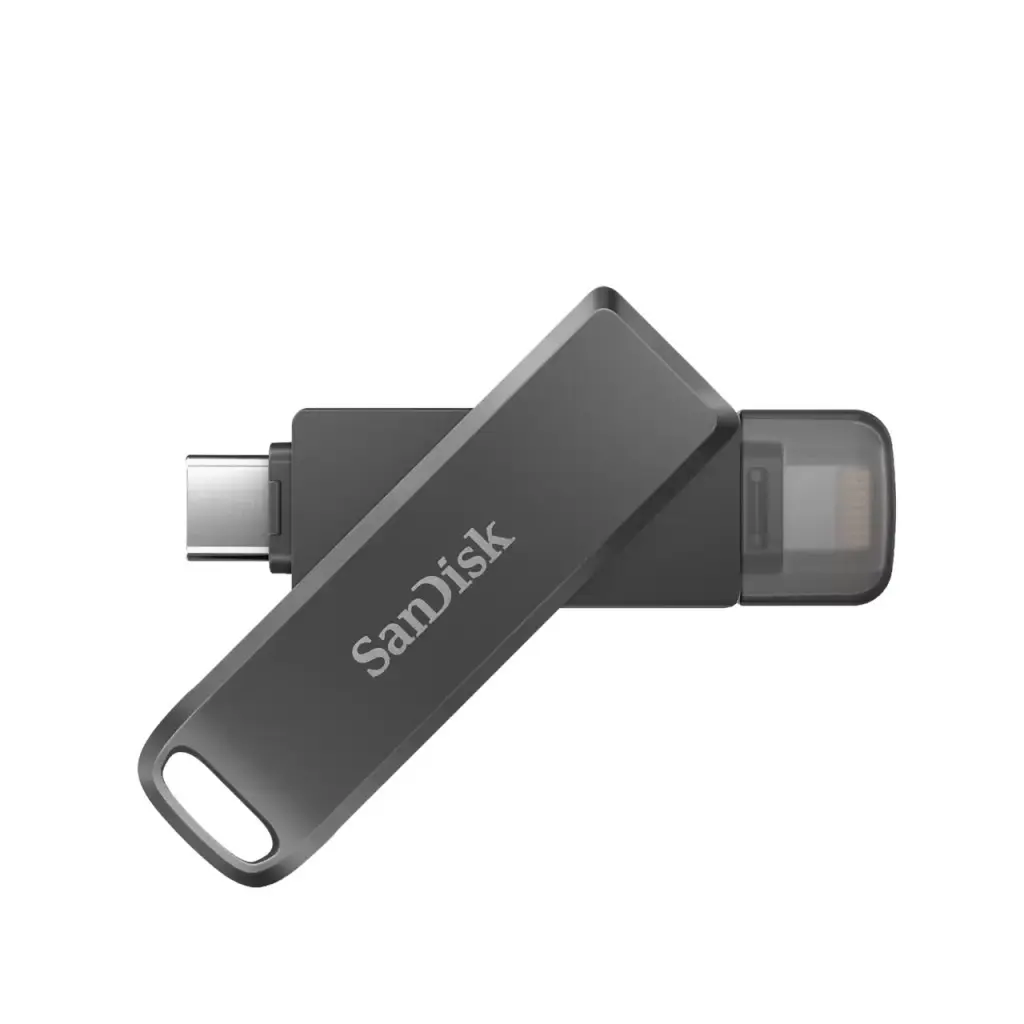 SanDisk iXpand Luxe 128GB USB-C Lightning Flash Drive