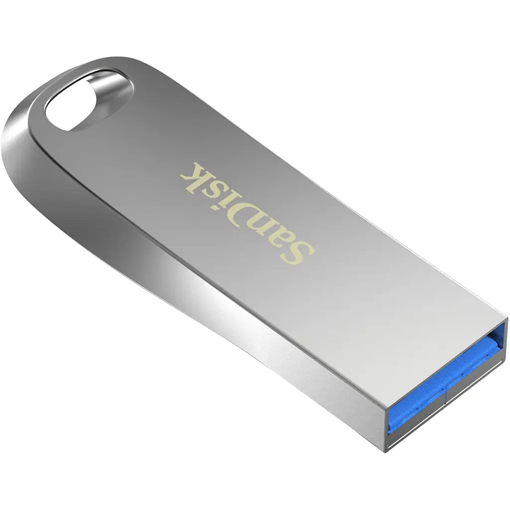 SanDisk Ultra Luxe 512GB USB 3.1 Gen 1 Silver Flash Drive