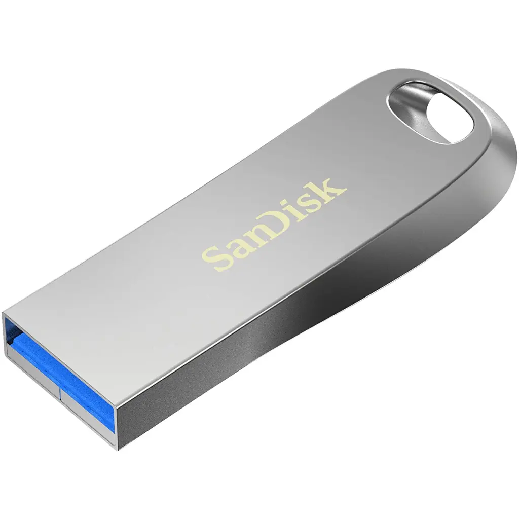 SanDisk Ultra Luxe 512GB USB 3.1 Gen 1 Silver Flash Drive