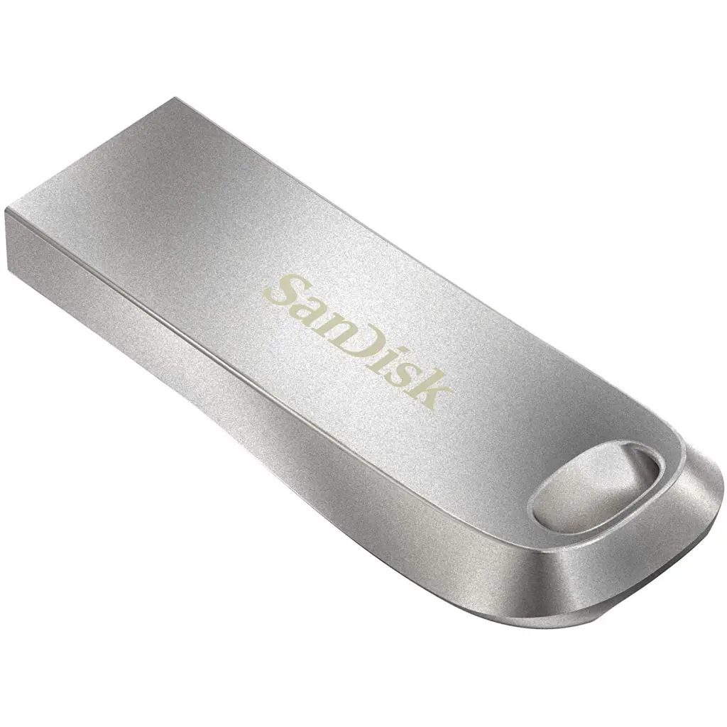 SanDisk Ultra Luxe 512GB USB 3.1 Gen 1 Silver Flash Drive