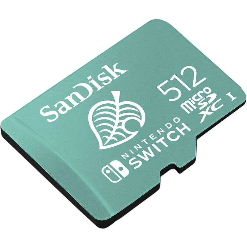 SanDisk 512GB Nintendo V30 100MBs MicroSDXC Memory Card and Adapter