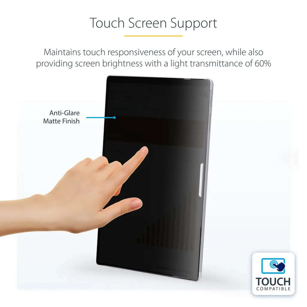 Startech.com 4 Way Privacy Screen 13 Inch Surface Pro 8/9/X Touch Enabled