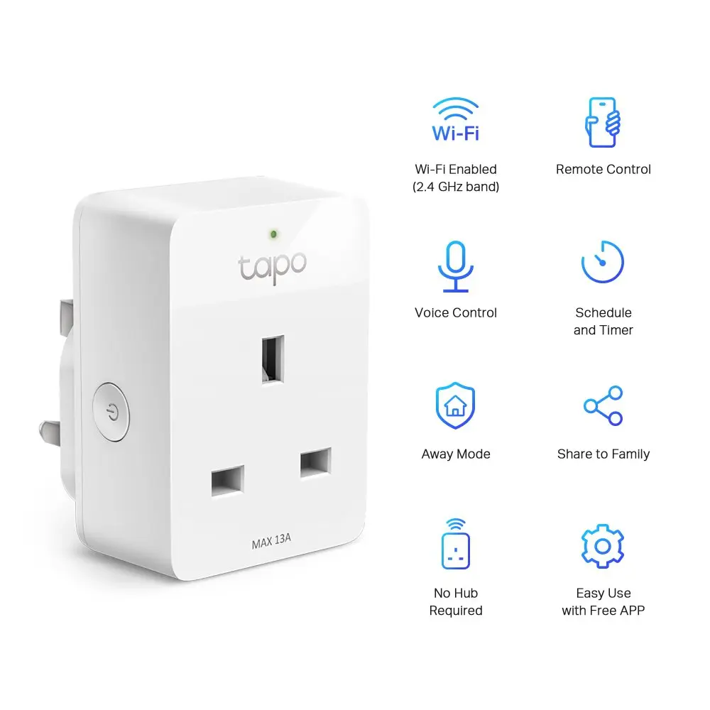 TP-Link Tapo P105 Mini Smart Wi-Fi Plug 1800W