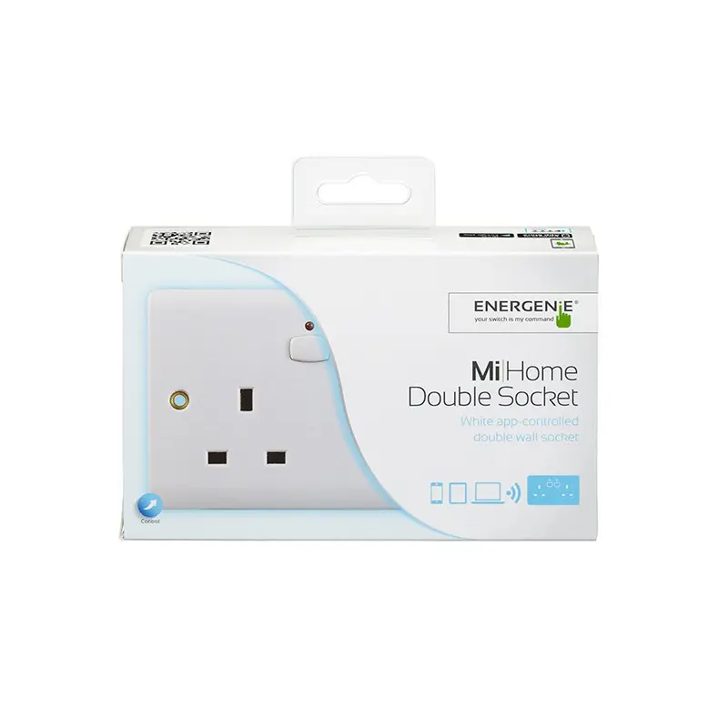 EnerGenie Mi Home Double Socket Outlet White