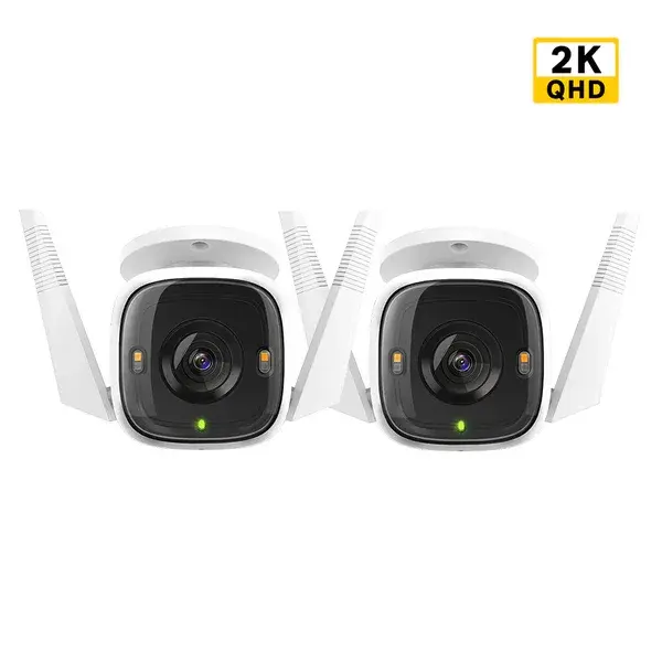 TP-Link Tapo C320WS Outdoor Security Wi-Fi Camera Twin Pack