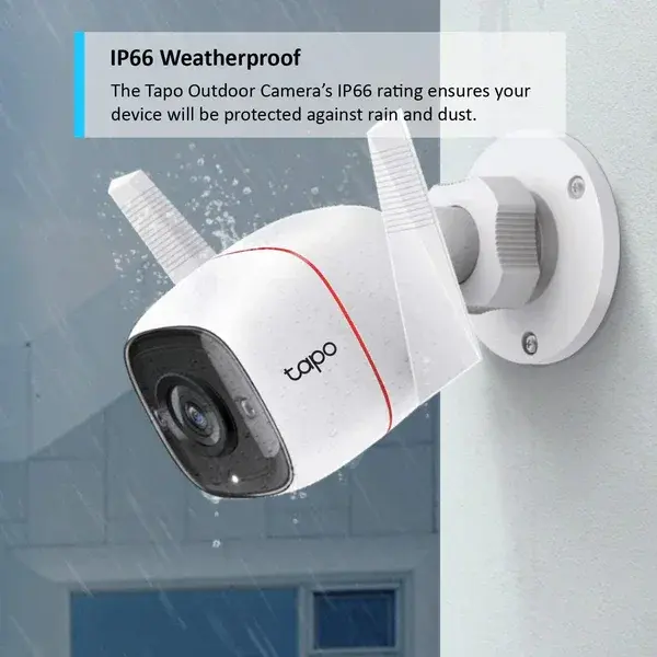 TP-Link Tapo C320WS Outdoor Security Wi-Fi Camera Twin Pack