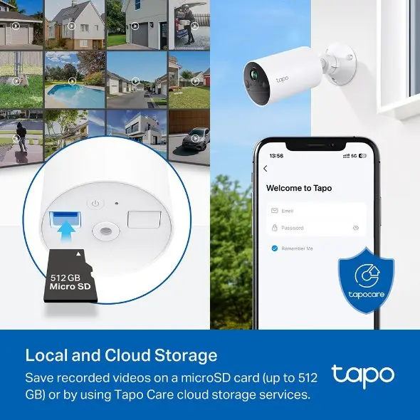 TP-Link Tapo C410 Smart Wire-Free Indoor Outdoor Security Camera