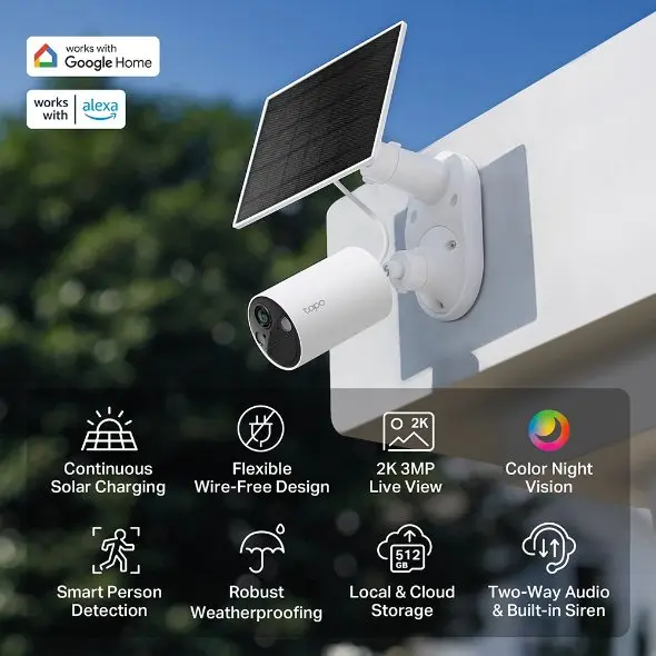 TP-Link Tapo C410 Solar-Powered Security Camera Kit