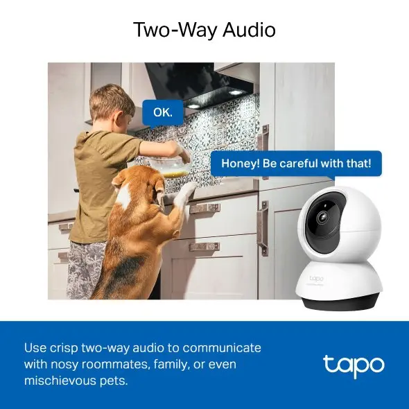 TP-Link Tapo C220 Pan Tilt AI Home Security Wi-Fi Camera