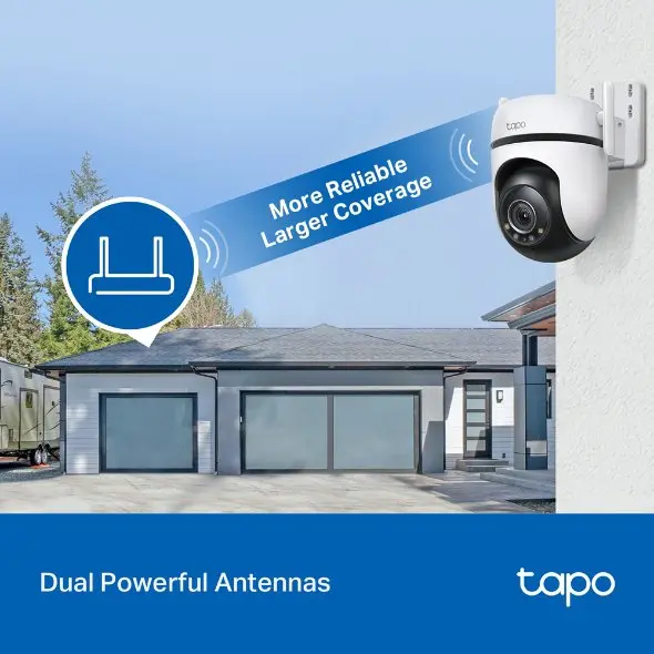 TP-Link Tapo C520WS Outdoor Pan Tilt Security Wi-Fi Camera