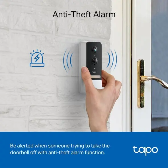 TP-Link Tapo Smart Battery Video Doorbell Camera Kit