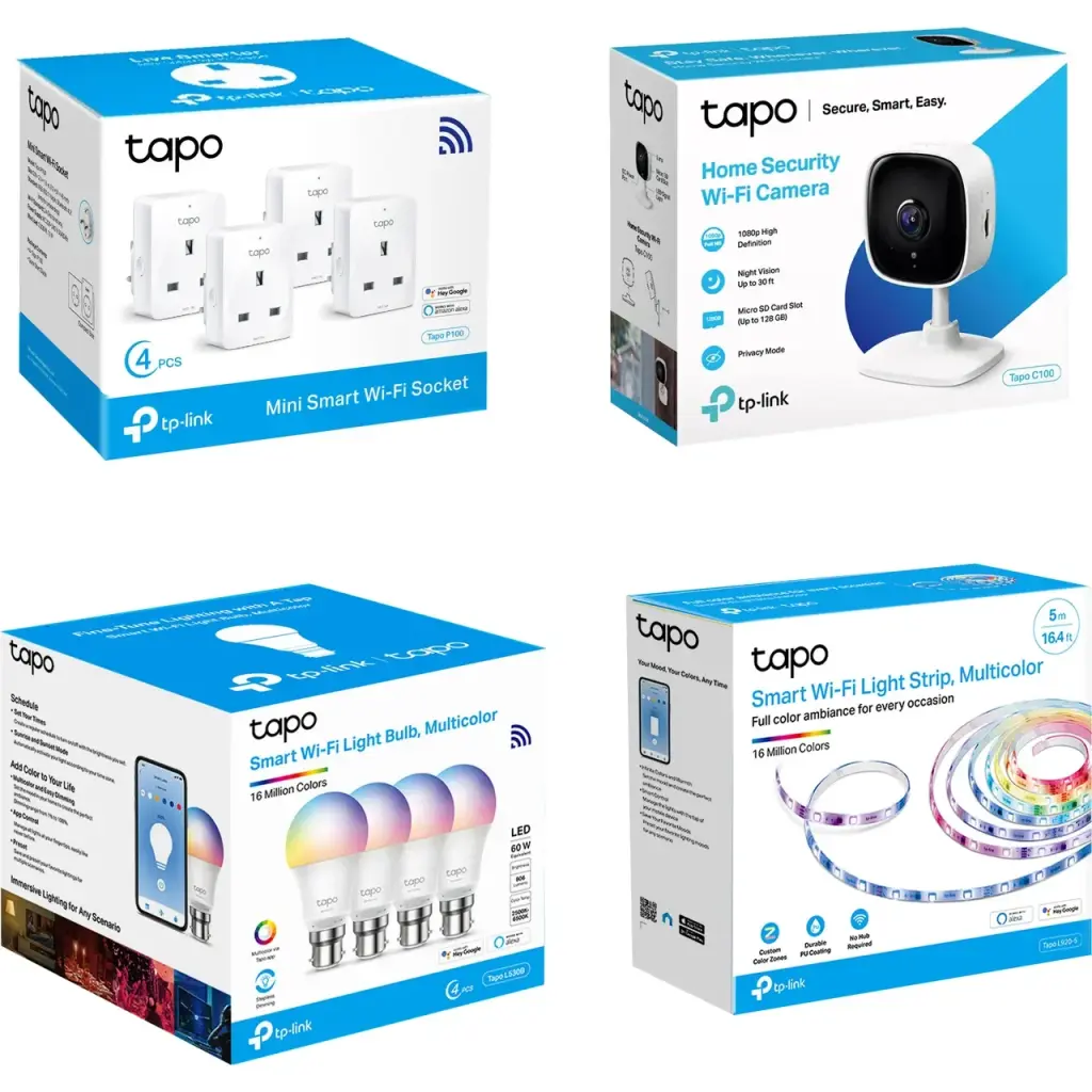 TP-Link Tapo Smart Home Colour Starter Pack