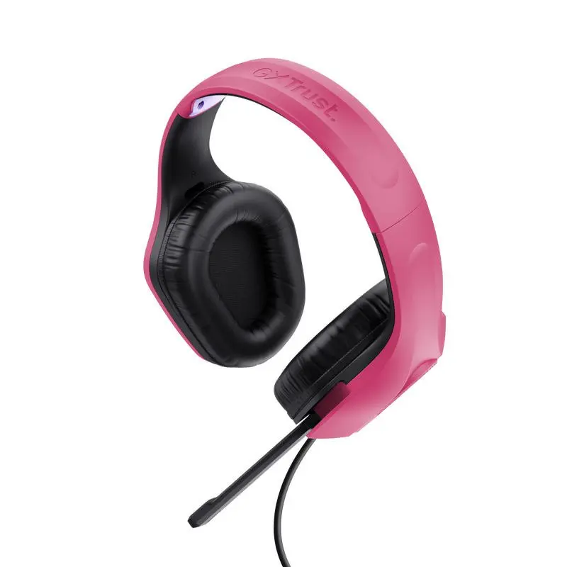 Trust GXT 415P Zirox Lightweight Wired 3.5mm Pink Gaming Headset