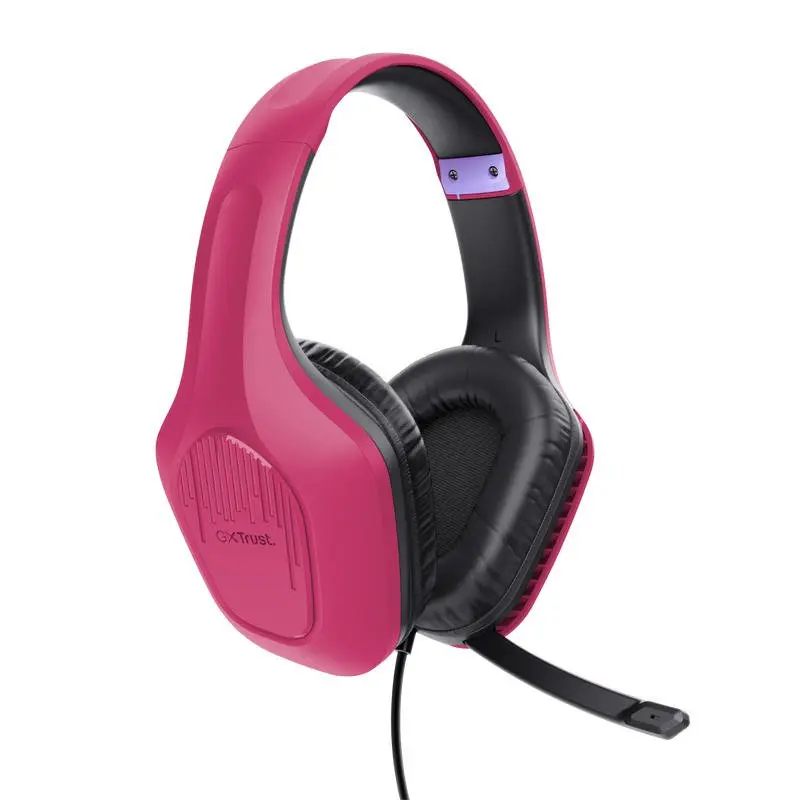 Trust GXT 415P Zirox Lightweight Wired 3.5mm Pink Gaming Headset