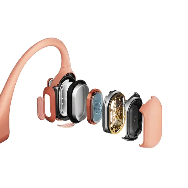 Shokz OpenRun Pro Pink Bone Conduction Stereo Bluetooth Headset