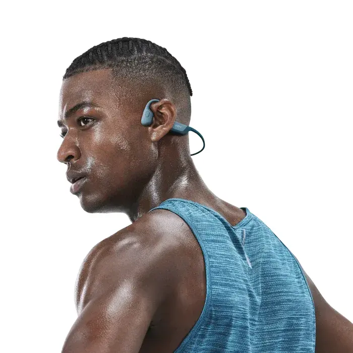 Shokz OpenRun Pro Blue Bone Conduction Bluetooth NeckBand Headset