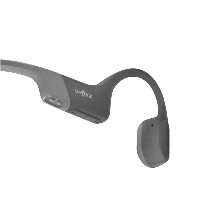 Shokz OpenRun Grey Bone Conduction Bluetooth NeckBand Headset