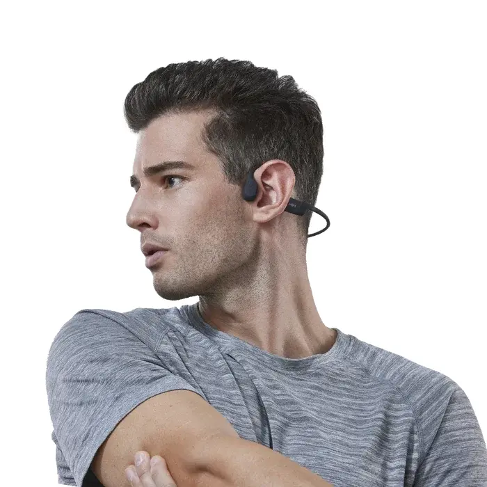 Shokz OpenRun Black Bone Conduction Bluetooth NeckBand Headset