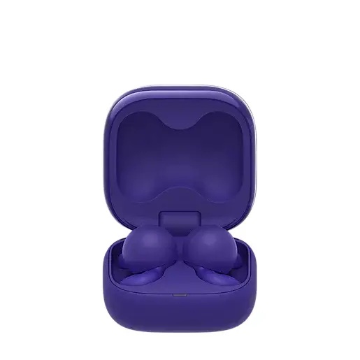 Sony LinkBuds Open Wireless Violet Ear Buds with Charging Case