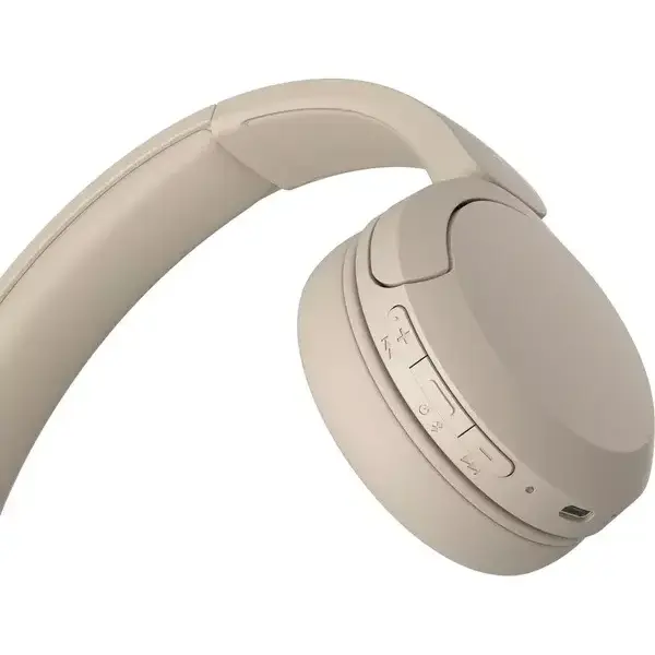 Sony WH-CH520 Headset Wireless Head-band Calls Music USB Type-C Bluetooth Beige