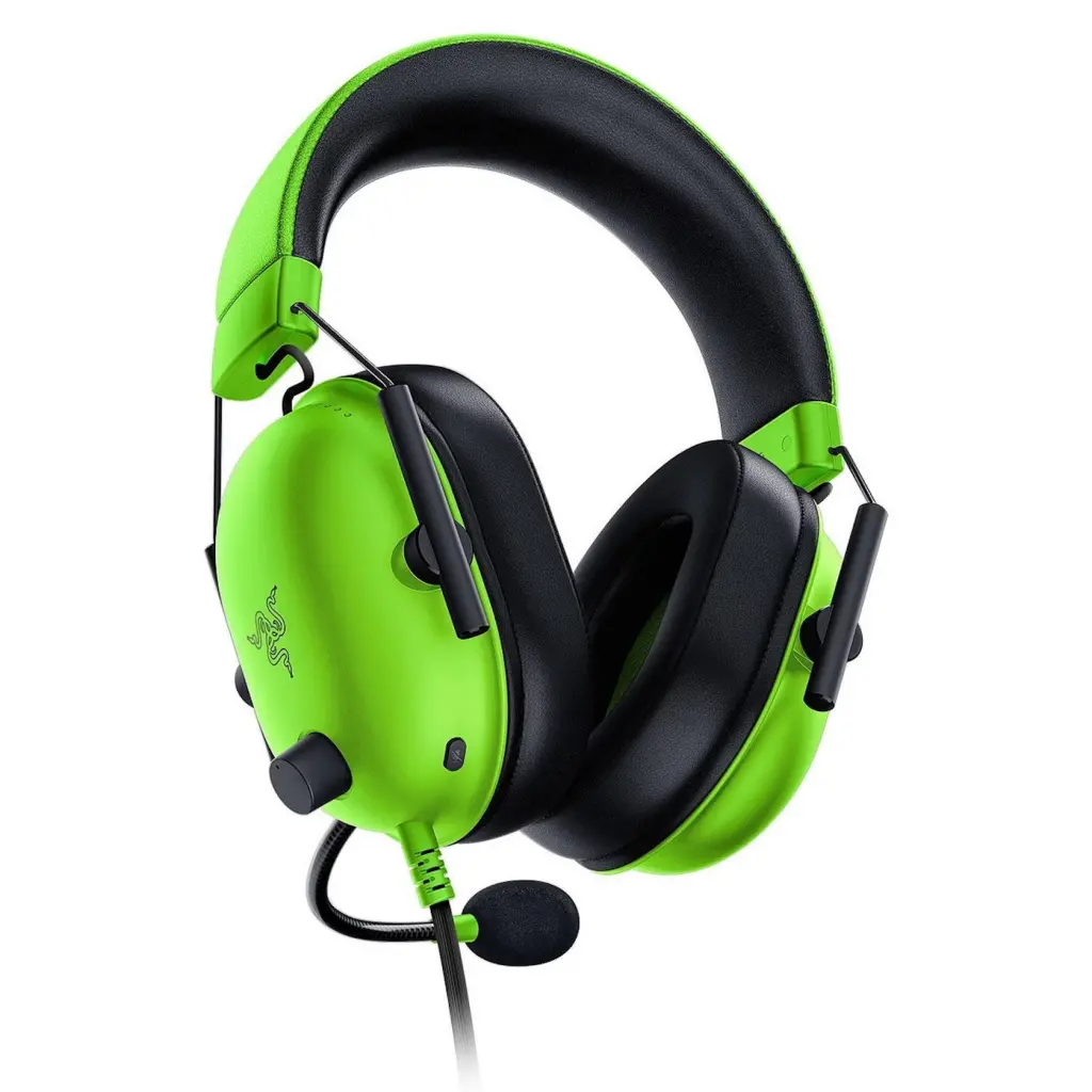 Razer BlackShark V2 X Wired 3.5mm Connector Green Gaming Headset