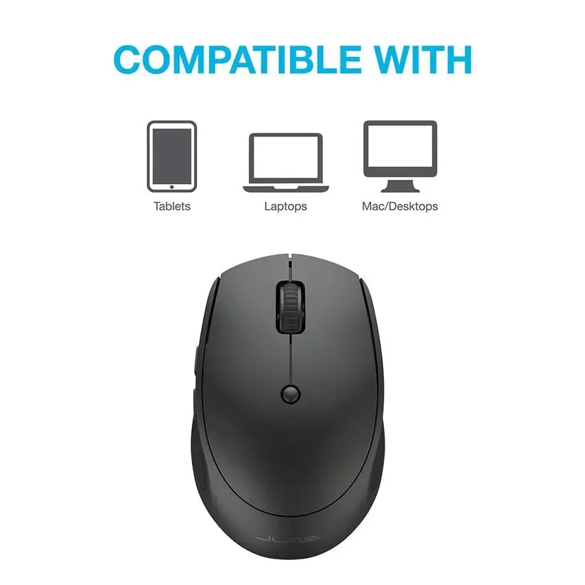 JLab Audio Go Charge 1600 DPI 6 Buttons Mouse Black