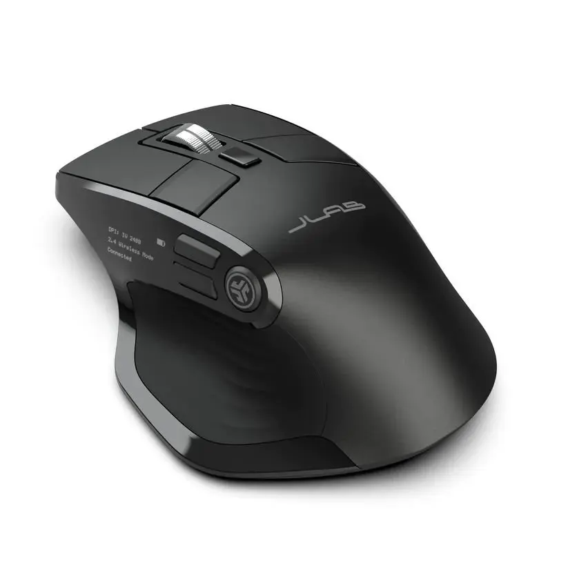 JLab Audio Epic 2400 DPI Wireless Bluetooth Mouse Black