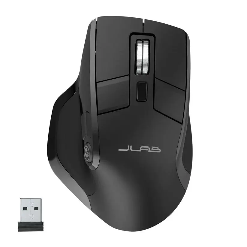 JLab Audio Epic 2400 DPI Wireless Bluetooth Mouse Black