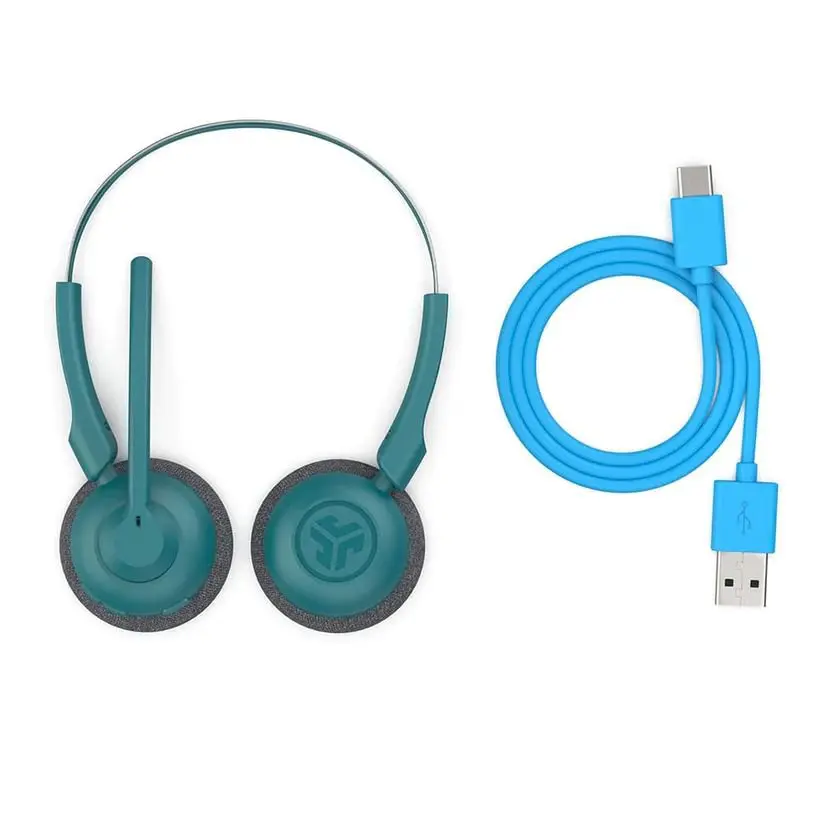 JLab Audio Go Work Pop Wireless Headset Teal