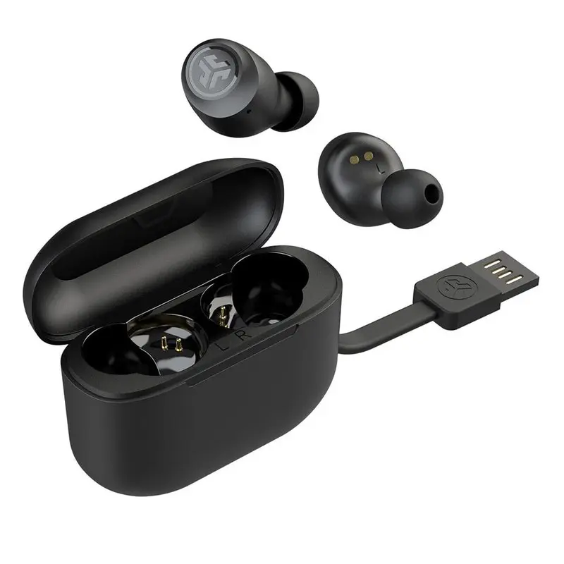 JLab Audio GO Air POP True Wireless Bluetooth Stereo Headset Ear Buds Black