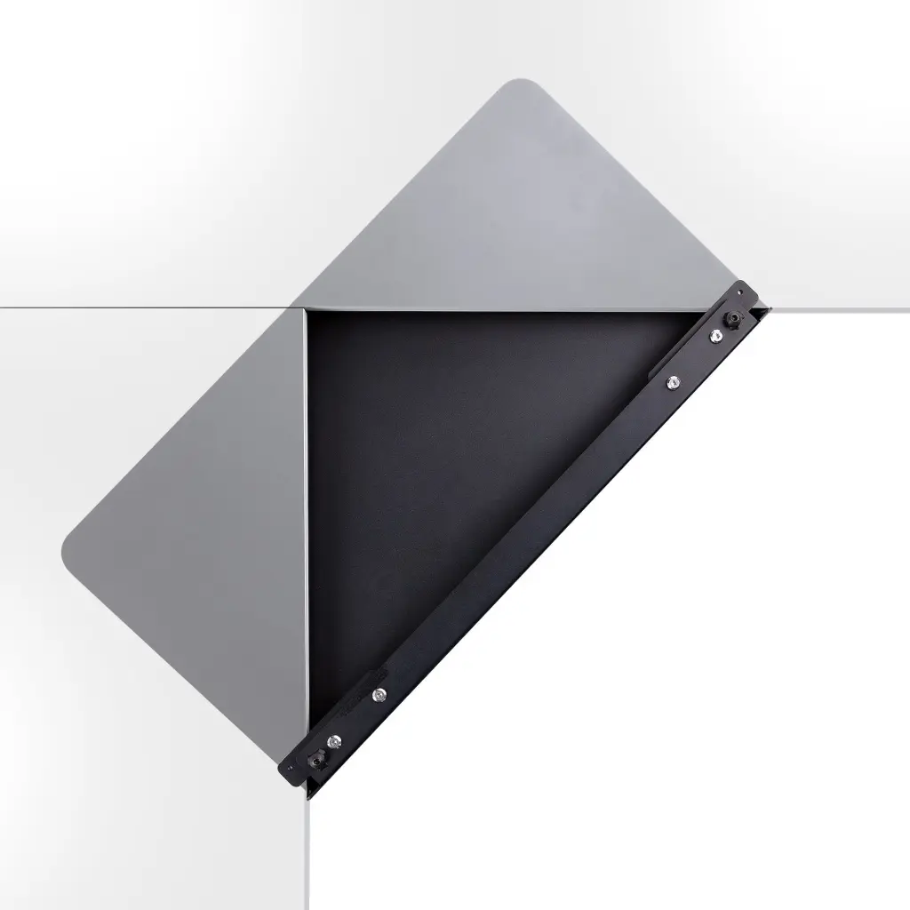 StarTech.com Clamp-On Steel Desk Corner Sleeve for L-Shaped Corner Desks