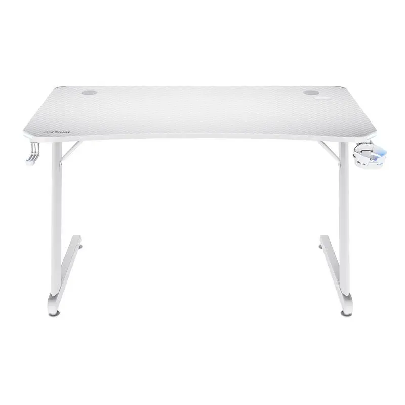 Trust GXT 709 Luminus RGB LED Illuminated White Gaming Desk