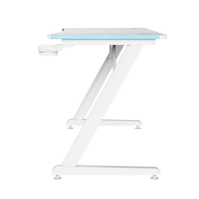 Trust GXT 709 Luminus RGB LED Illuminated White Gaming Desk