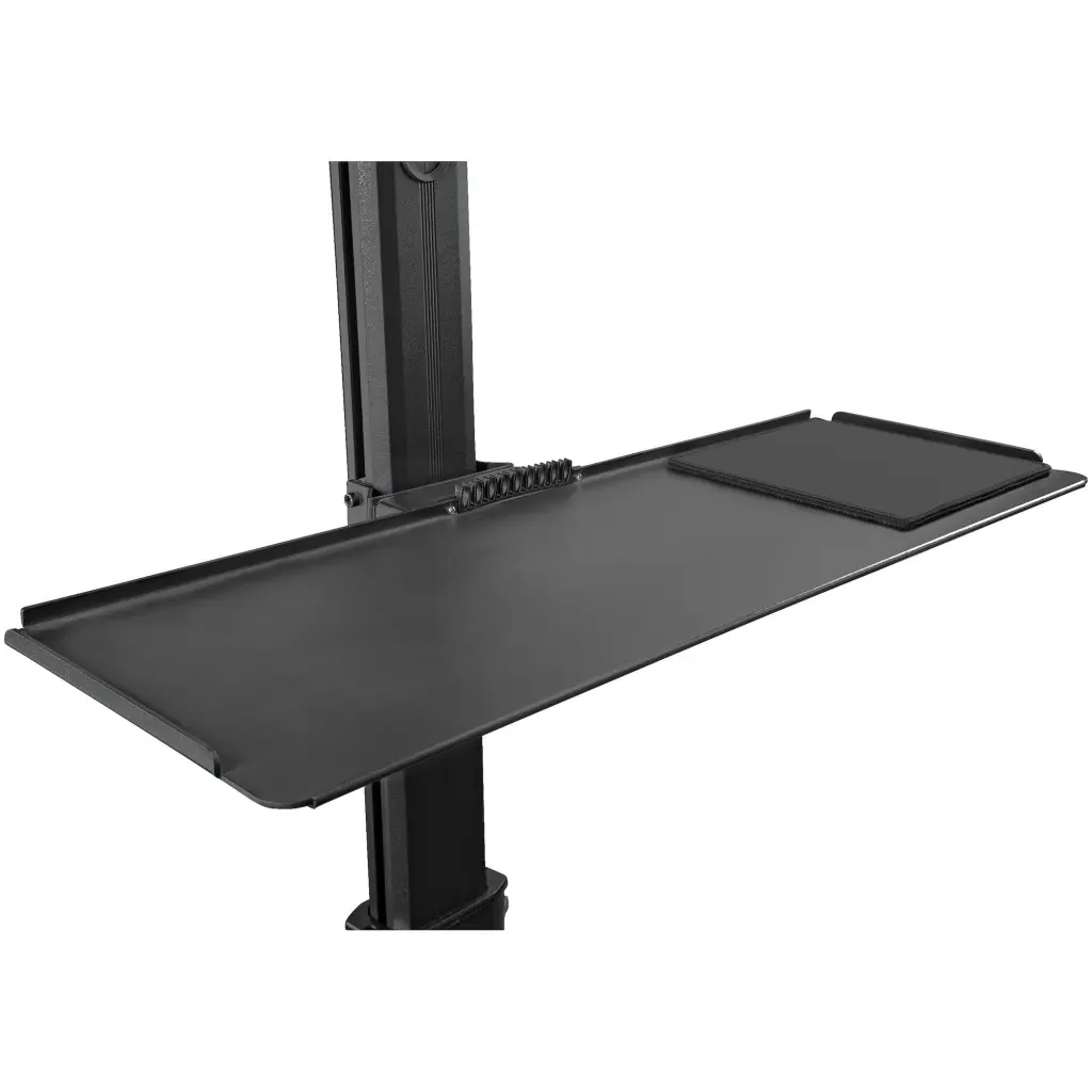 Startech.com Mobile Workstation with Monitor Mount CPU /PC Holder Keyboard Tray Height Adjustable