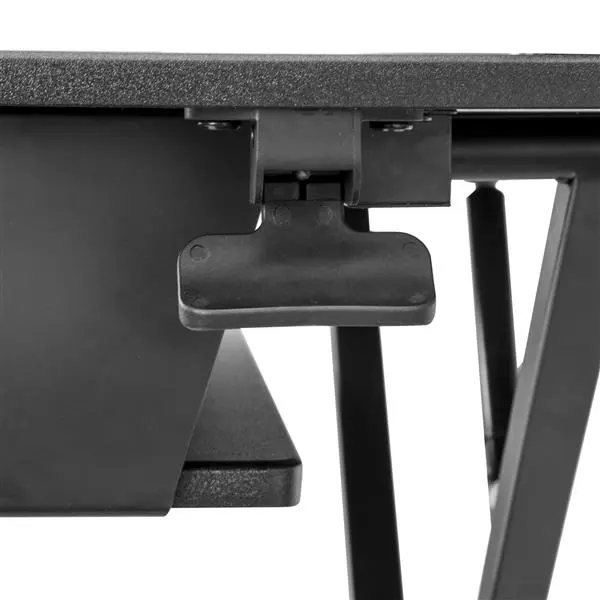 StarTech.com Sit Stand Desk Converter with Keyboard Tray - Large 35 Inch x 21 Inch Surface