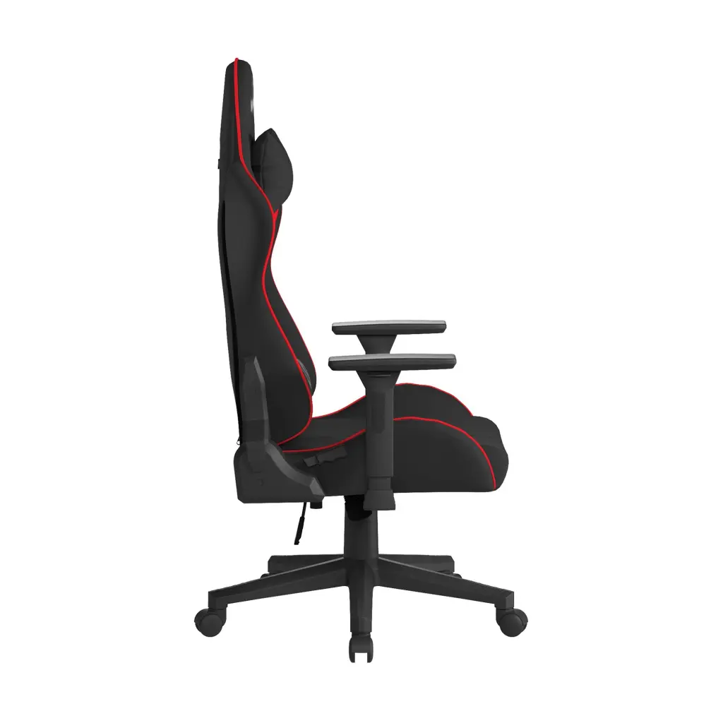 Nautilus Designs Apollo Ergonomic Gaming Chair With 4D Multi-Dimensional Armrests and 155 Degree Tilt Red/Black - BCP/B390/BK-RD