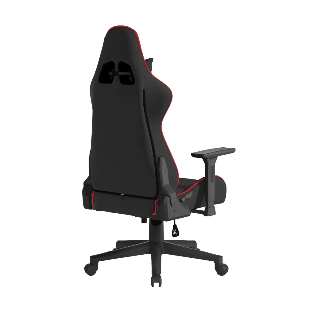 Nautilus Designs Apollo Ergonomic Gaming Chair With 4D Multi-Dimensional Armrests and 155 Degree Tilt Red/Black - BCP/B390/BK-RD