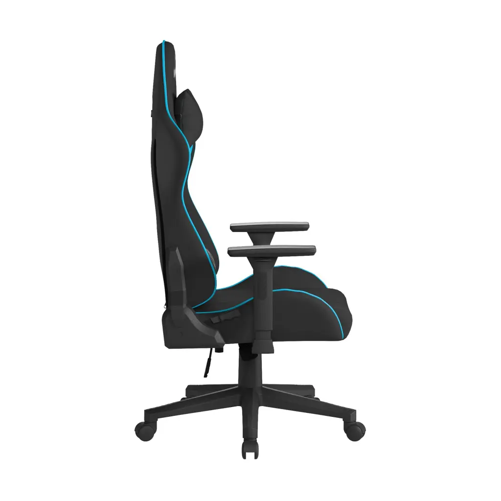 Nautilus Designs Apollo Ergonomic Gaming Chair With 4D Multi-Dimensional Armrests and 155 Degree Tilt Blue/Black - BCP/B390/BK-BL