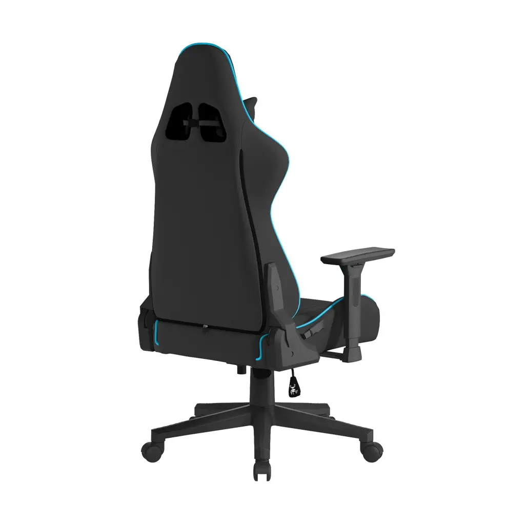 Nautilus Designs Apollo Ergonomic Gaming Chair With 4D Multi-Dimensional Armrests and 155 Degree Tilt Blue/Black - BCP/B390/BK-BL