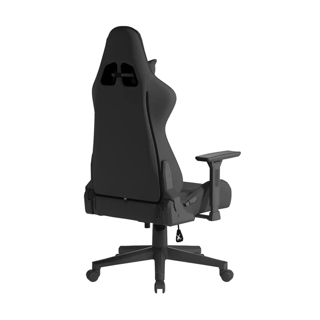 Nautilus Designs Apollo Ergonomic Gaming Chair With 4D Multi-Dimensional Armrests and 155 Degree Tilt Black - BCP/B390/BK-BK