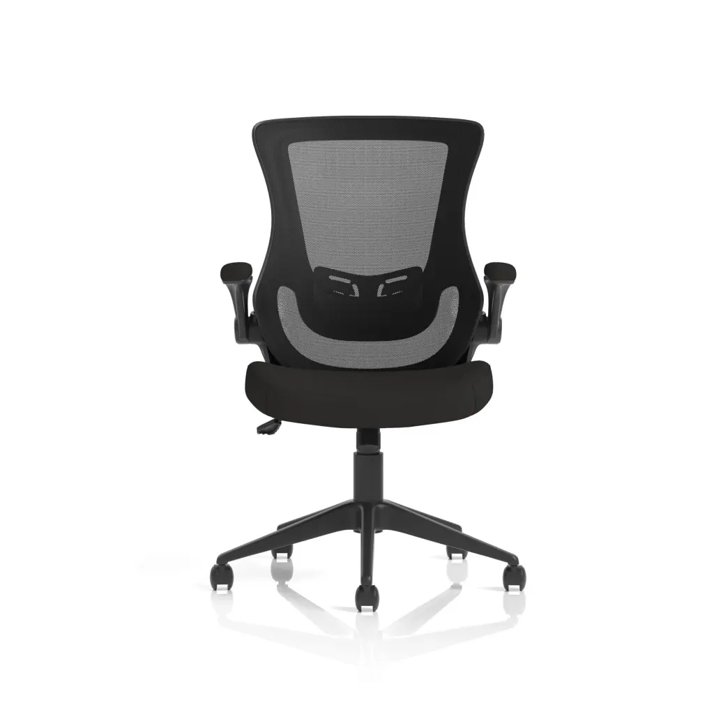 Dynamic Orbit High Mesh Back Task Office Chair With Black Seat and Flip Up Arms - OP000326