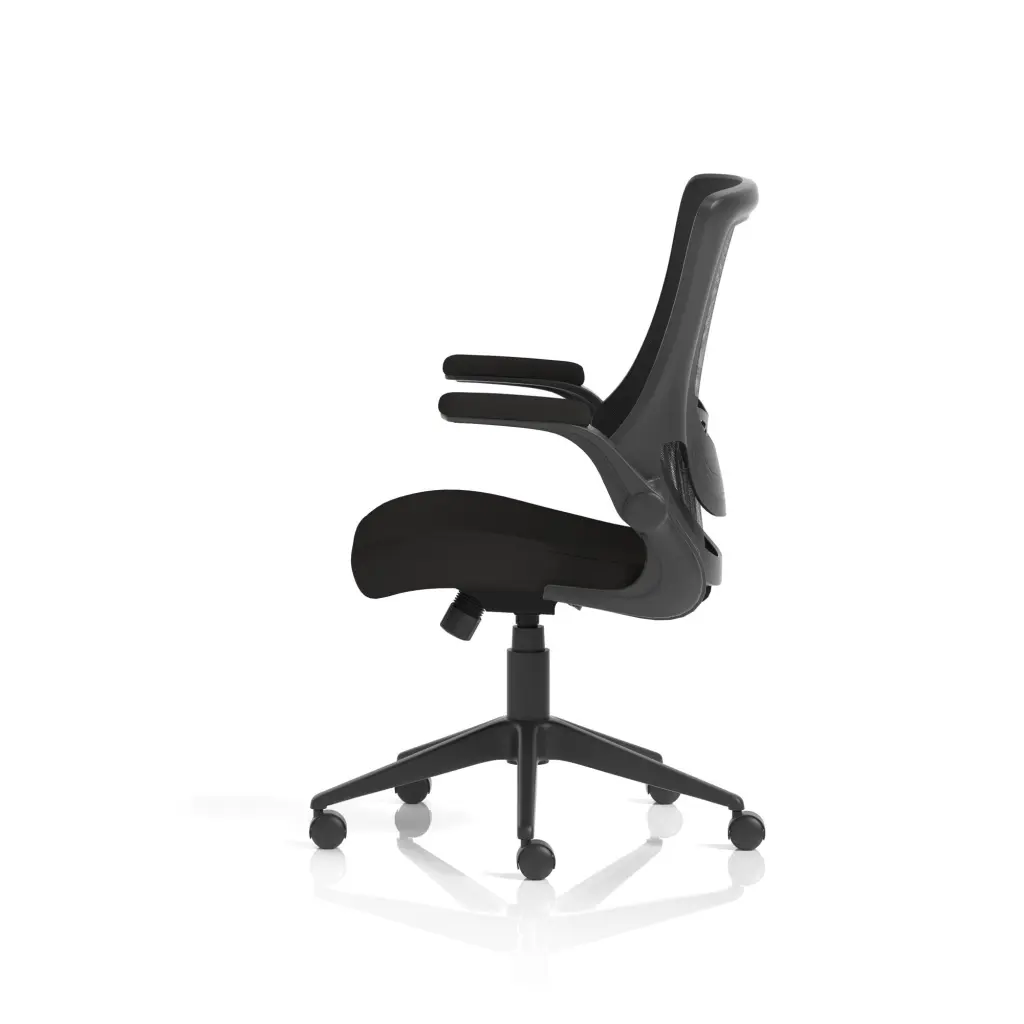 Dynamic Orbit High Mesh Back Task Office Chair With Black Seat and Flip Up Arms - OP000326