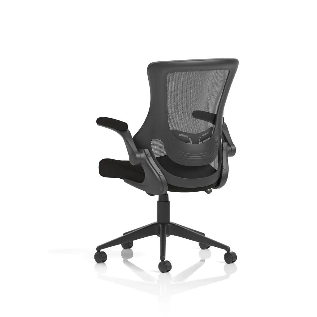 Dynamic Orbit High Mesh Back Task Office Chair With Black Seat and Flip Up Arms - OP000326