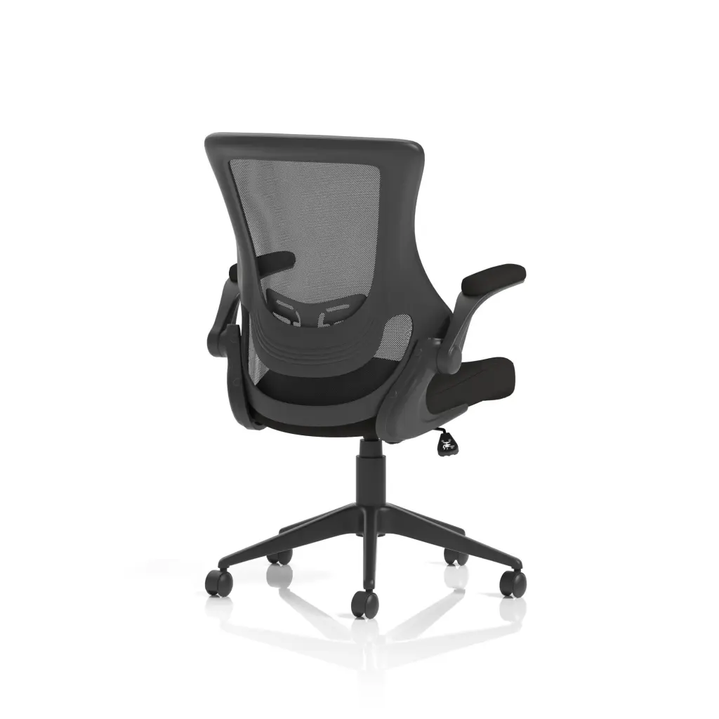 Dynamic Orbit High Mesh Back Task Office Chair With Black Seat and Flip Up Arms - OP000326