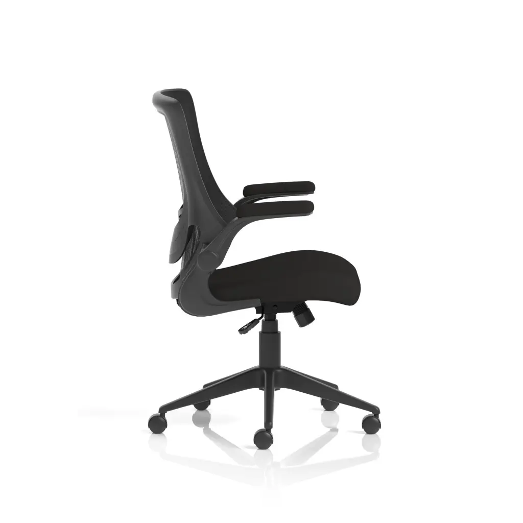 Dynamic Orbit High Mesh Back Task Office Chair With Black Seat and Flip Up Arms - OP000326