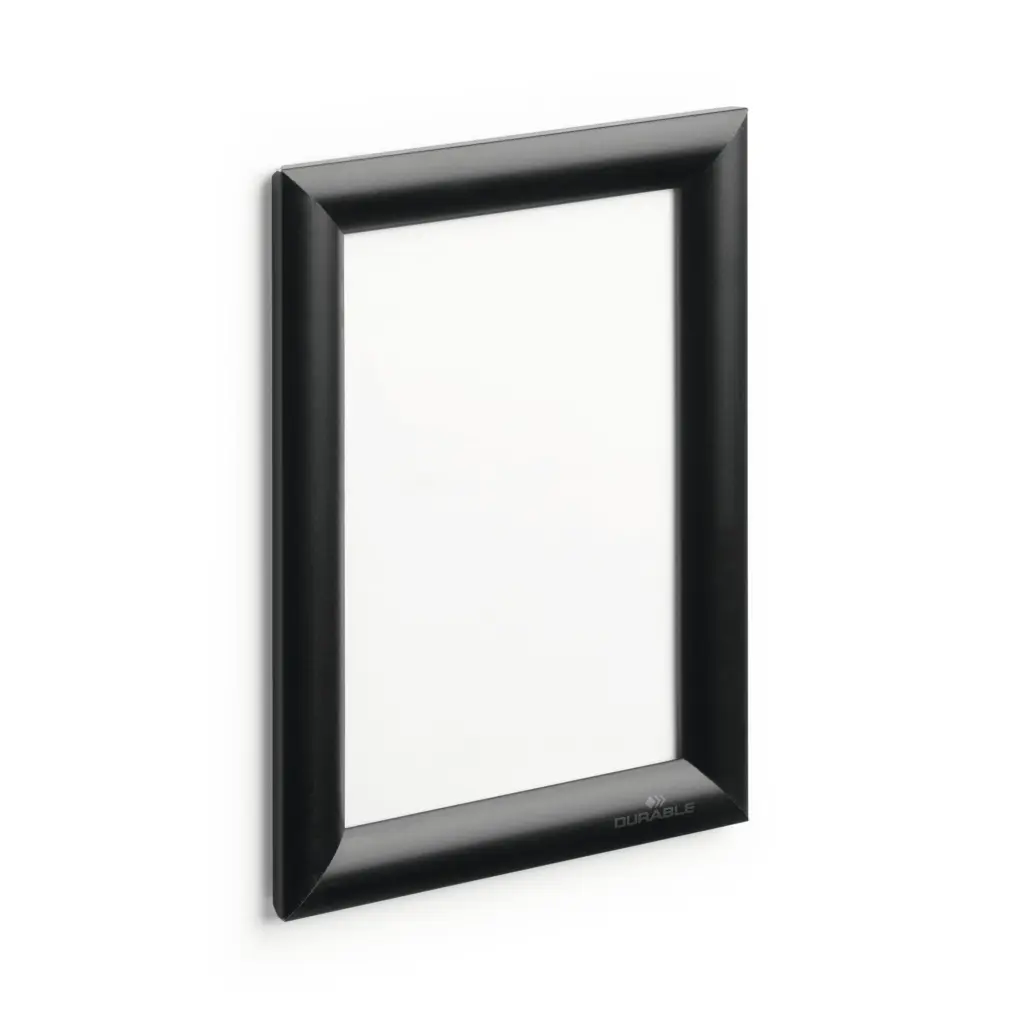 Durable Aluminium Snap Frame A5 Black - 479501