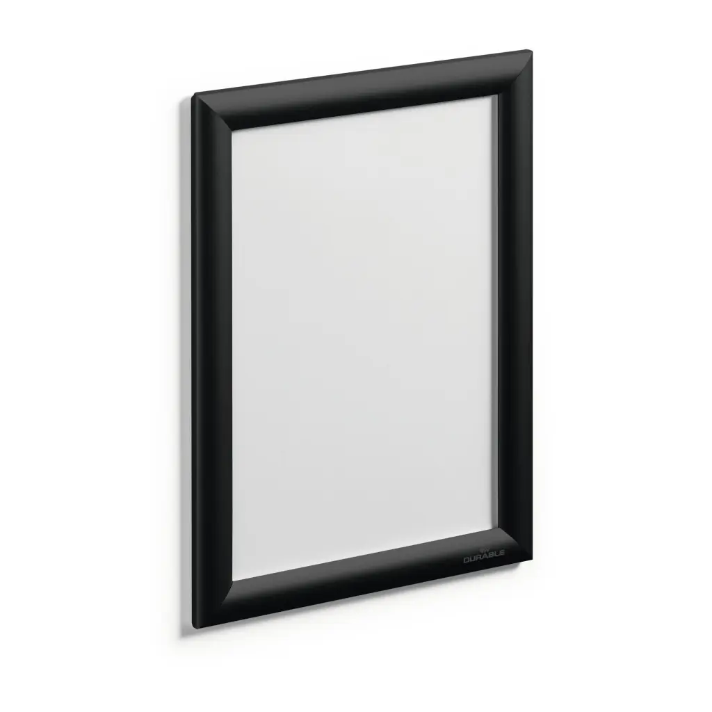 Durable Aluminium Snap Frame A4 Black - 479601