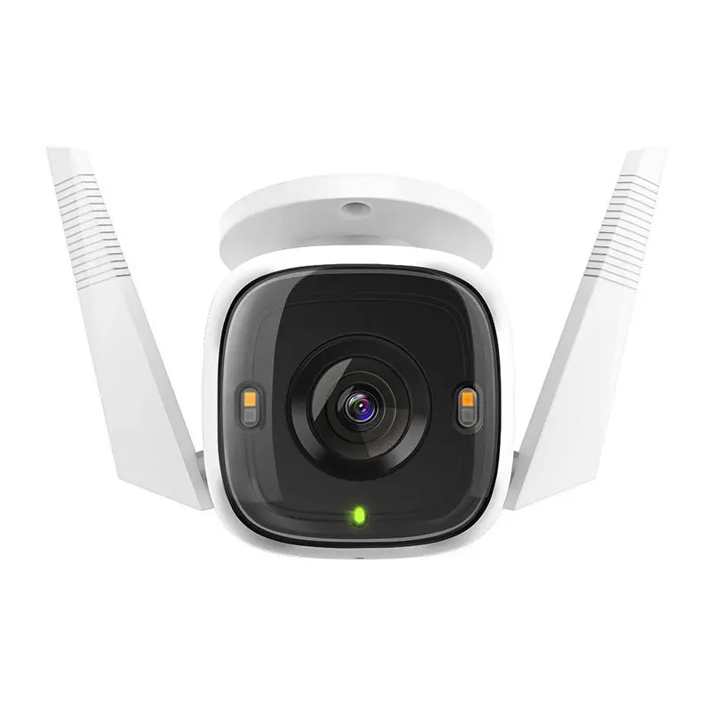 TP Link Tapo Outdoor Security WiFi Camera White with Ultra HD Night Vision and Motion Detection